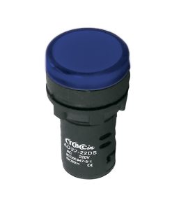 LUZ PILOTO LUMINOSO LED Ø22MM AZUL 110/220Vca (7JTK)