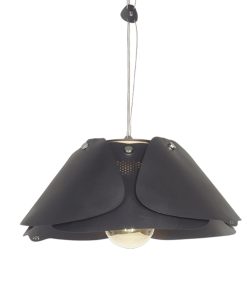 COLGANTE JACARANDA DE ALUMINIO 50X23 NEGRO E27