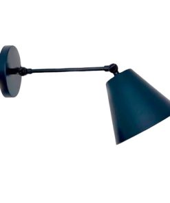 APLIQUE MONACO C/MOVIMIENTO CABEZAL AJUSTABLE NEGRO MATE