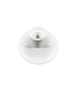 RECEPTACULO RECTO E27 BLANCO SUPER ECO
