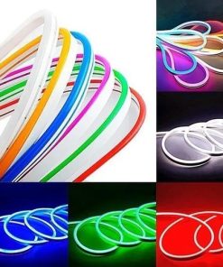 TIRA LED NEON EXTERIOR FLEXIBLE X 5 METROS 12V.