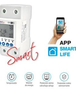 PROTECTOR DE ALTA Y BAJA TENSION P/DIN MONOFASICO SMART WIFI TBCIN