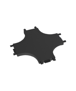 CONECTOR TIPO "X" NEGRO P/RIEL MAGNETICO SKYLINE