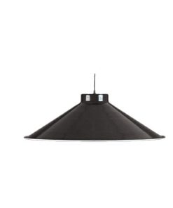 COLGANTE CHAPA ECO ARMADA E27 Ø33CM NEGRO