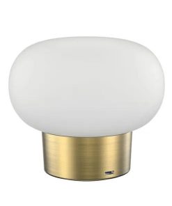 VELADOR A BATERIA MUSHROOM DIMERIZABLE MACROLED COBRE 2700K
