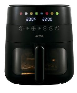 FREIDORA DE AIRE DIGITAL 8L ATMA 1750W NEGRA