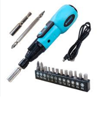MINI ATORNILLADOR RECARGABLE 4VOLT USB (15 ACCESORIOS) ENERGY