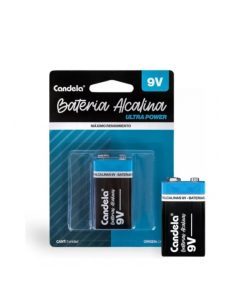 BATERIA ALCALINA 9V CANDELA