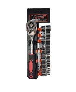 JUEGO BOCALLAVES CRIQUE ENCASTRE DE 1/4" 12 PIEZAS
