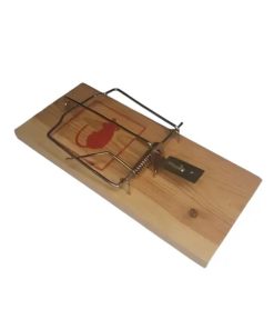 TRAMPERA DE MADERA P/RATAS (17,5X8 CM)